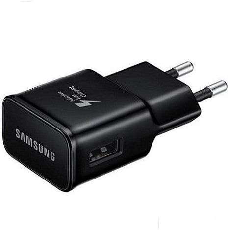 ᐅ • Adapter Samsung S9 2 Ampere Snellader Origineel - Zwart Eenvoudig bij GSMOplader.nl
