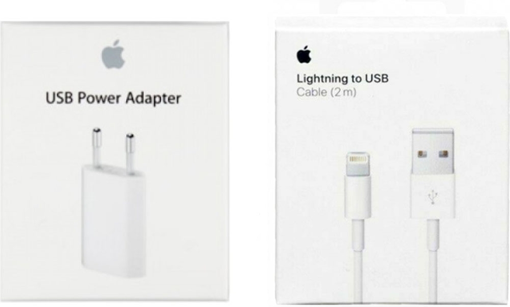 wagon Abstractie Reorganiseren ᐅ • Apple Oplader + Lightning kabel - Origineel Retailverpakking - 5W - 2  Meter | Eenvoudig bij GSMOplader.nl