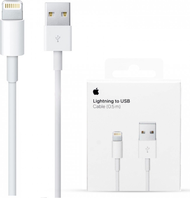 onthouden schrobben belasting ᐅ • Apple iPhone 5 Lightning kabel - Origineel Retailverpakking - 0.5 Meter  | Eenvoudig bij GSMOplader.nl