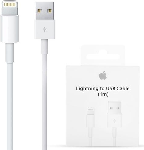 ernstig in het midden van niets Vermenigvuldiging ᐅ • Apple iPhone 5C Lightning kabel - Origineel Retailverpakking - 1 Meter  | Eenvoudig bij GSMOplader.nl