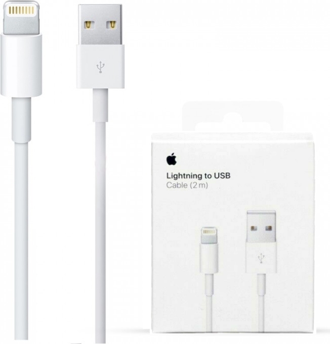 neutrale Suradam Wees tevreden ᐅ • Apple iPhone 5C Lightning kabel - Origineel Retailverpakking - 2 Meter  | Eenvoudig bij GSMOplader.nl