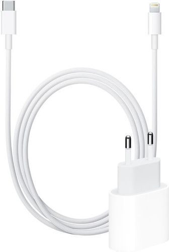 Kers Auto Beeldhouwwerk ᐅ • 20W Fast Charger + USB-C naar Lightningkabel - geschikt voor de Apple iPhone  8 Plus -1 Meter | Eenvoudig bij GSMOplader.nl