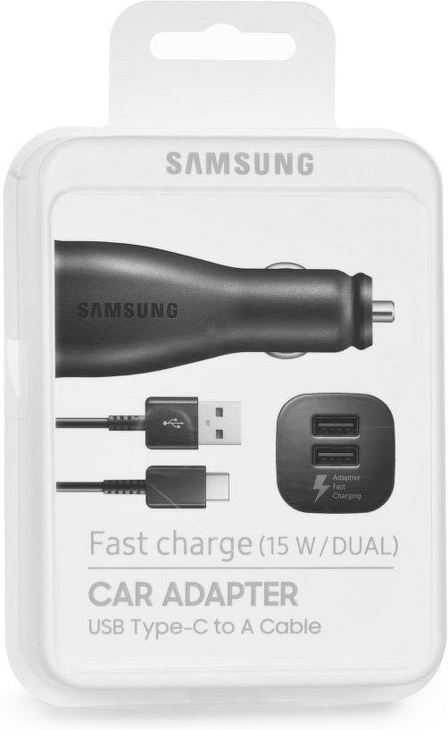 Catastrofaal sturen Begraafplaats ᐅ • Auto Snellader Samsung USB-C - 2 Ampere 100 CM - Origineel - Zwart -  Blister | Eenvoudig bij GSMOplader.nl