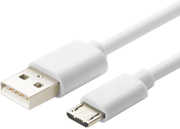 borstel Goederen zweep ᐅ • Micro-USB kabel - Wit - 0.25 Meter | Eenvoudig bij GSMOplader.nl