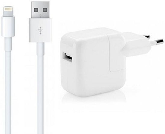 Beter brandwond Azië ᐅ • USB Oplader geschikt voor Apple iPad 9.7 (2018) - 12 Watt - 1 Meter |  Eenvoudig bij GSMOplader.nl