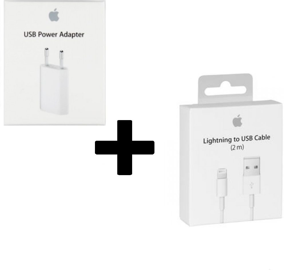 zwaan huis accessoires Apple iPhone 5 Oplader - Origineel Retailverpakking - 5 Watt - 2 Meter -  GSMOplader.nl