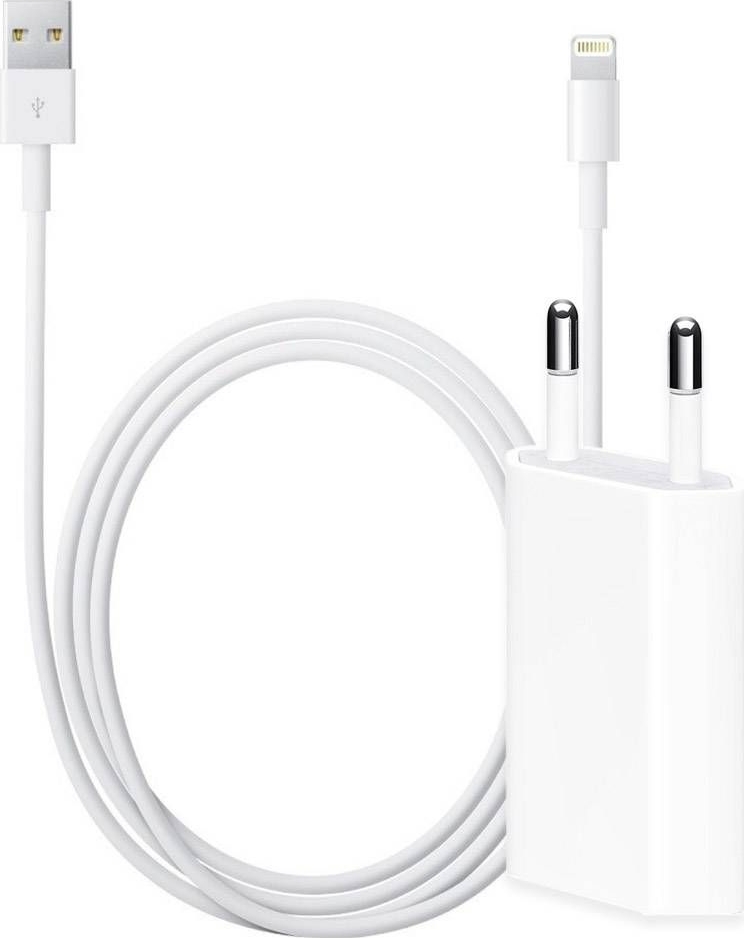 Concentratie meesteres Ontoegankelijk ᐅ • USB Oplader geschikt voor Apple iPhone 7 - 5 Watt - 2 Meter | Eenvoudig  bij GSMOplader.nl