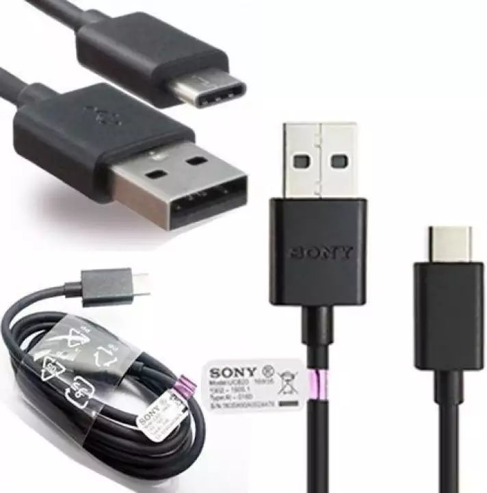 ᐅ • Oplader Sony Xperia X Compact USB-C 2.7 Ampere 100 CM - Origineel Zwart | Eenvoudig bij GSMOplader.nl