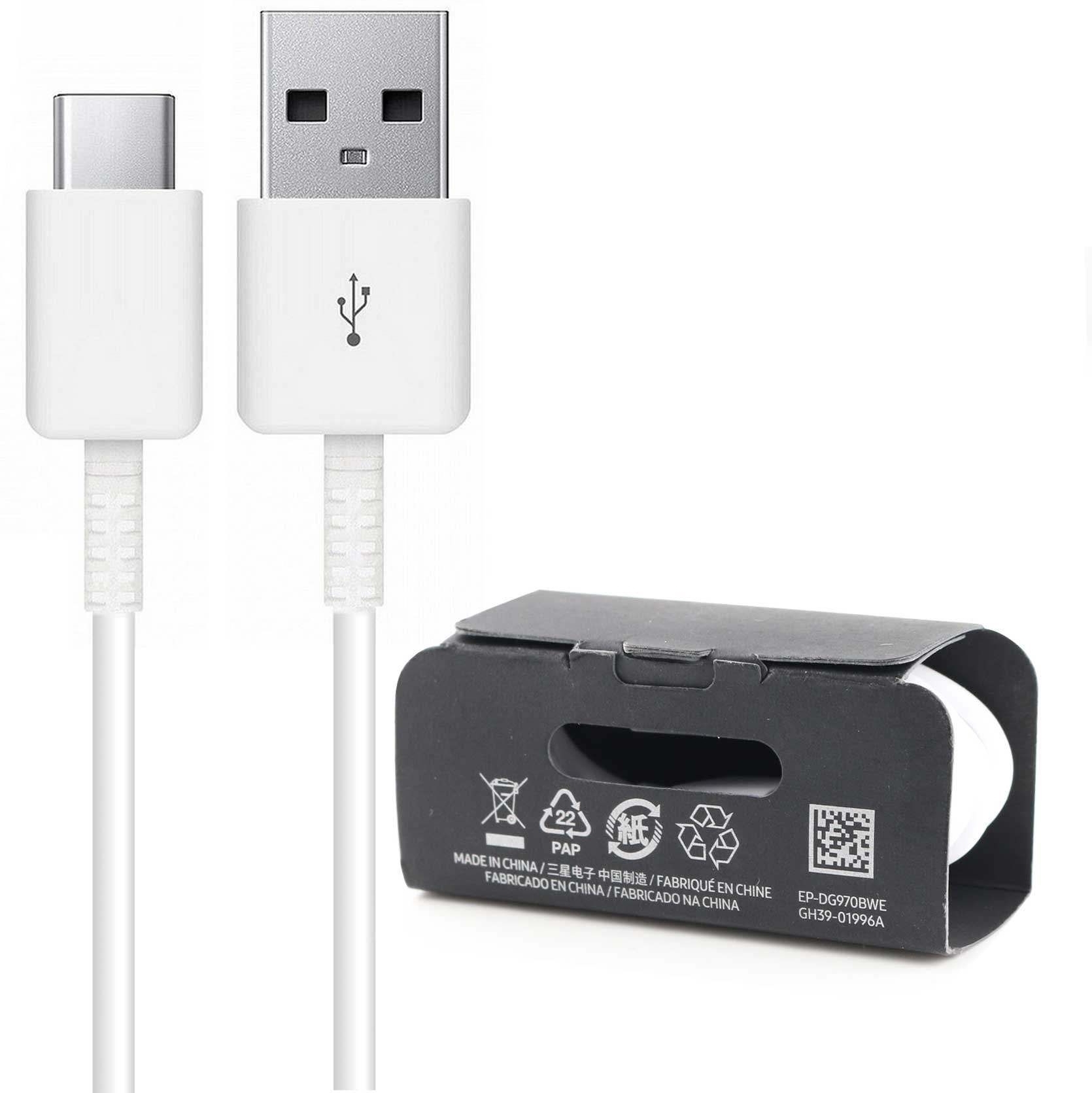 Armstrong rustig aan toetje ᐅ • Snellader Samsung Galaxy S10 Plus USB-C 2 Ampere 120 CM - Origineel -  Wit | Eenvoudig bij GSMOplader.nl