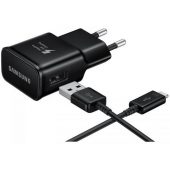 Snellader Samsung Galaxy Ace Plus S7500 Micro-USB 2 Ampere 100 CM - Origineel - Zwart