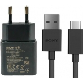 Oplader Sony USB-C 2.7 Ampere 100 CM - Origineel - Zwart