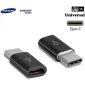 Samsung Galaxy Note 7 Converter Micro-USB Naar USB-C - Origineel - Zwart