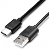 Universele Datakabel USB-C voor One Plus 3T - Zwart
