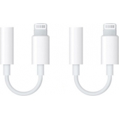 Apple Lightning naar Audio Jack connector - Duopack