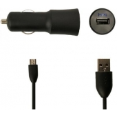 Autolader HTC Desire 12 Micro-USB 1 Ampere - Origineel - Zwart