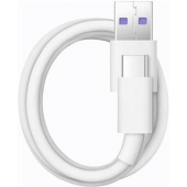 Datakabel Huawei P30 Lite USB-C Super Charger 100 CM - Origineel - Wit