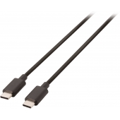 Grab 'n Go USB-C naar USB-C kabel Zwart - voor Wiko - 3 Meter