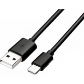 USB-C Kabel voor Alcatel - Zwart - 0.35 Meter