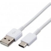 Kabel voor Snelladen Samsung Galaxy A40 USB-C 150 CM - Origineel - Wit
