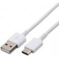 Kabel voor Snelladen Samsung Galaxy A50 USB-C 120 CM - Origineel - Wit