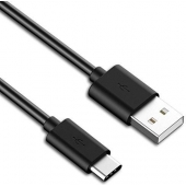 Kabel voor snelladen Samsung Galaxy Galaxy A70 USB-C 150 CM - Origineel - Zwart