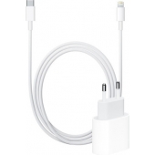 Lightning Fast Charger geschikt voor Apple iPhone & iPad - 20W - 1 Meter