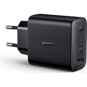 Power Delivery Adapter (USB-A + USB-C) - Aukey - 32W - Zwart
