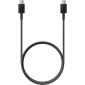 Samsung Galaxy S21 5G USB-C naar USB-C kabel - Zwart - 1 Meter