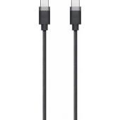 USB-C naar USB-C kabel van Mophie - Nylon - 1 Meter - Zwart