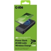 Wireless SBS 10W Powerbank- 20.000 mAh