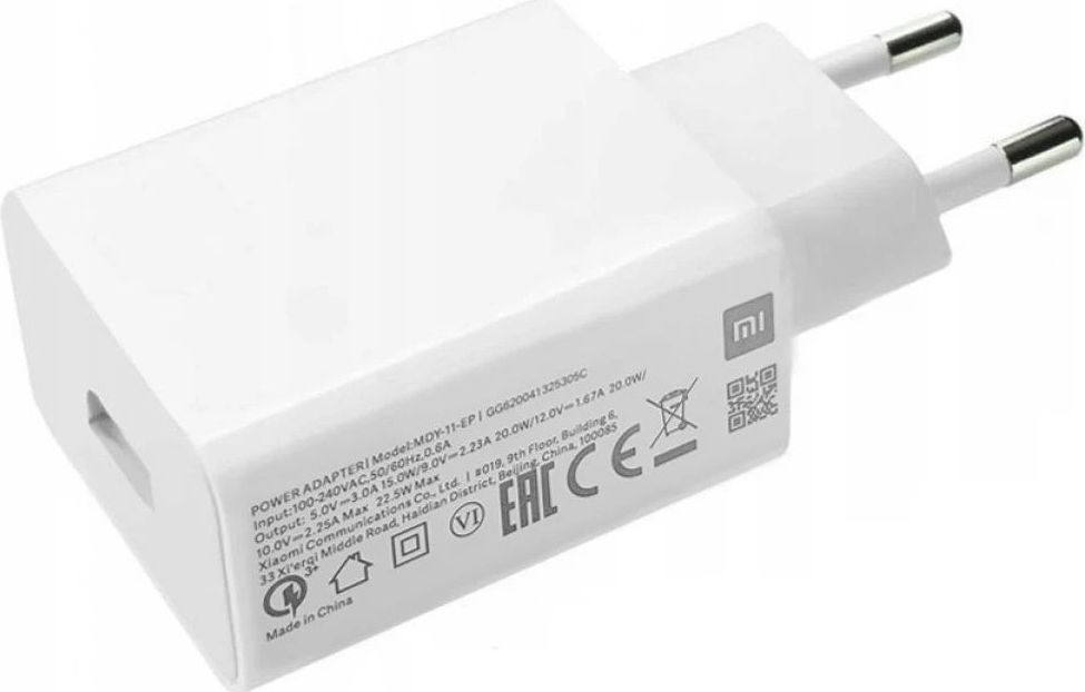 • A1 fast charger 22,5W - MDY-11-EP - Wit | Eenvoudig GSMOplader.nl